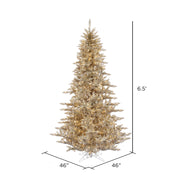 Vickerman - 6.5' x 46" Artificial Christmas Tree - Champagne