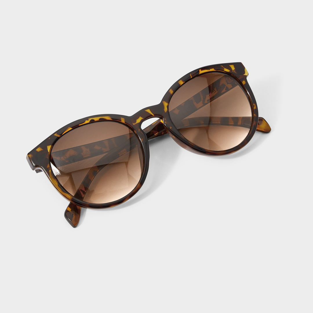 Katie Loxton Geneva Sunglasses Brown Tortoiseshell