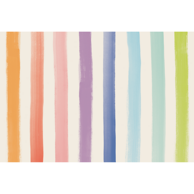Hester & Cook - Sorbet Painted Stripe Placemats