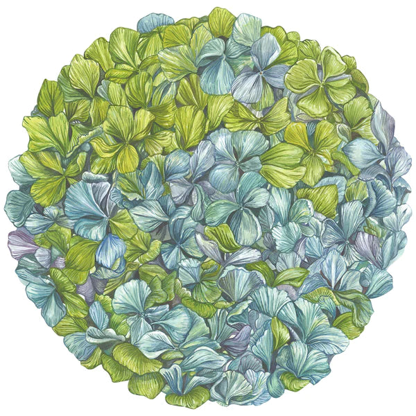 Hester & Cook - Die-Cut Hydrangea Placemat