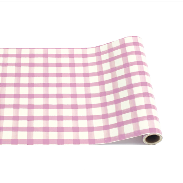 Hester & Cook - Lilac Painted Check Table Runner
