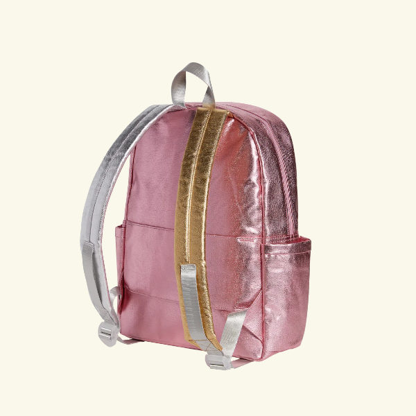 State Bags - Kid's Travel Backpack - Pink Metallic