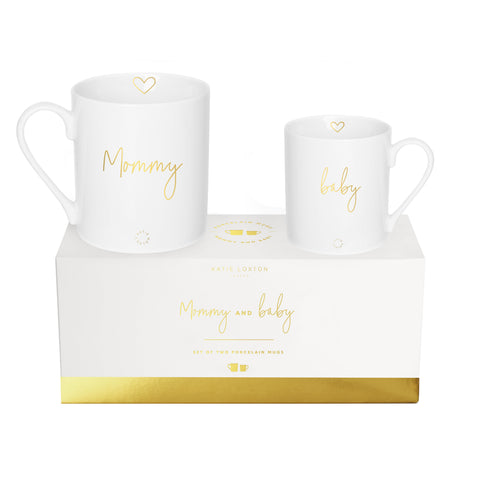 Katie Loxton - Porcelain Mug Gift Set Mommy And Baby