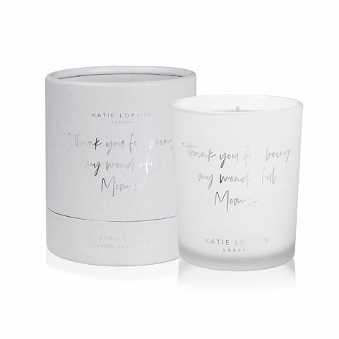 Katie Loxton -  'Thank You For Being My Wonderful Mom x' Candle
