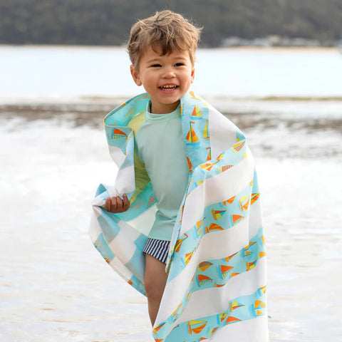 Dock & Bay - Kid's Large Beach Towel - Oh Buoy