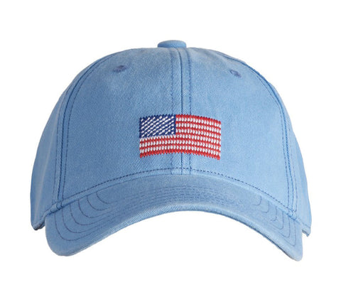 Harding Lane Kids - American Flag on Light Blue Hat