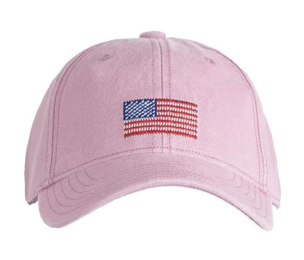 Harding Lane Kids - American Flag on Light Pink Hat