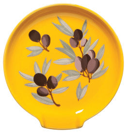 Olives Printed Spoon Rest