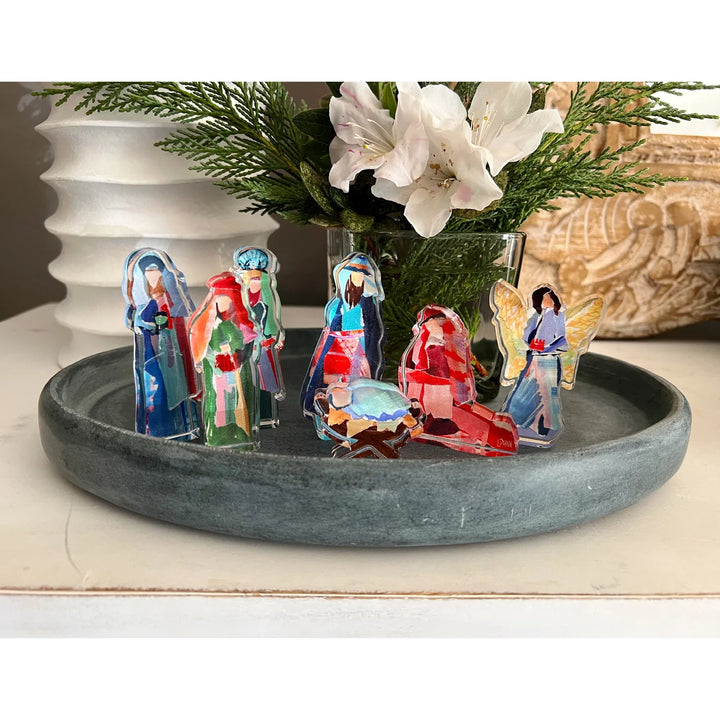 Lauren Dunn Acrylic Nativity Set
