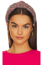 Lele Sadoughi - Glitter Sweater Knotted Headband - Siberian Bloom