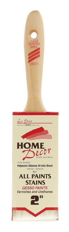 Linzer 2 inch Stain & Varnish Polyester Blend Flat Paint Brush