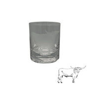 Evergreen Crystal - Etched Rocks Glass
