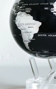 Mova - Spinning Globe - Black and Silver