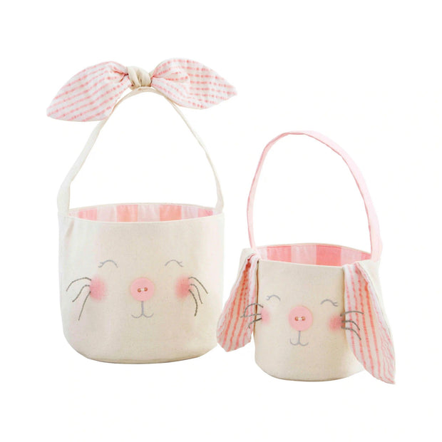 Pink Easter Bunny Basket