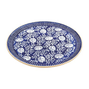 Indigo Stoneware Platter Set