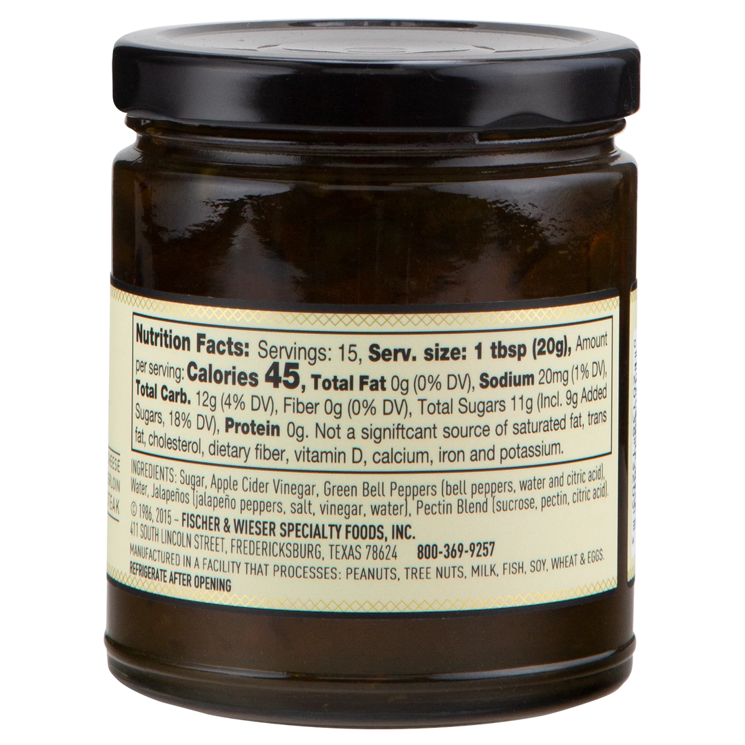 Fischer & Weiser Mild Green Jalapeno Jelly