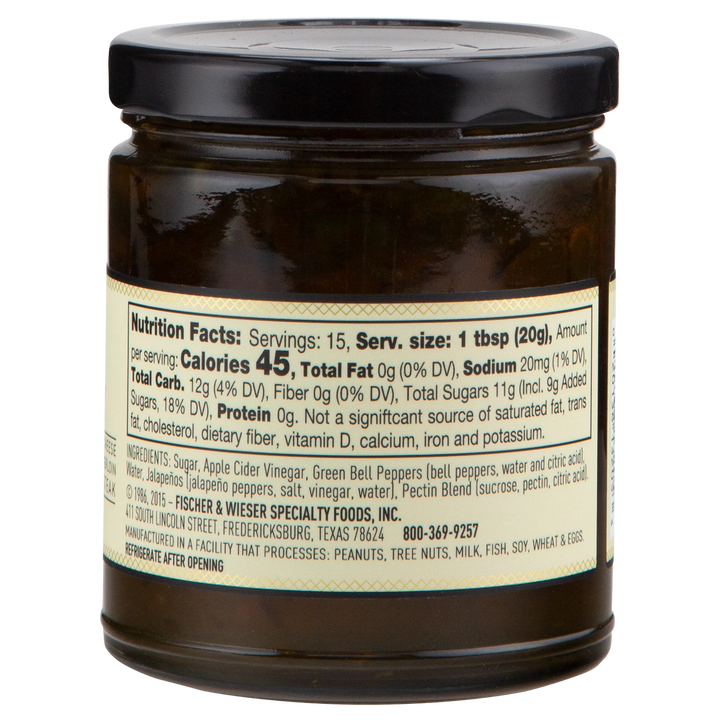 Fischer & Weiser Mild Green Jalapeno Jelly