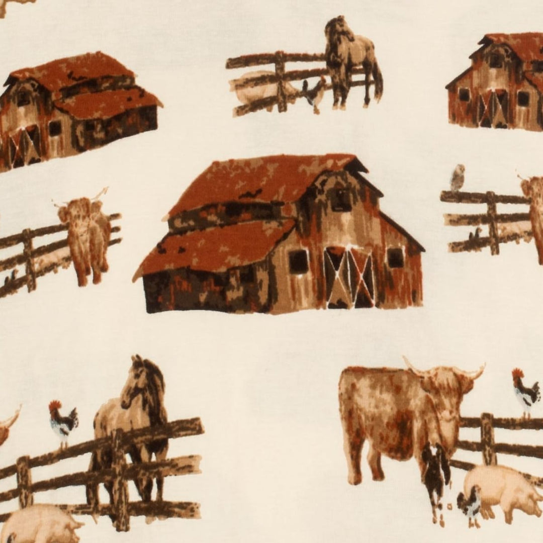 Milkbarn Homestead Swaddle Blanket