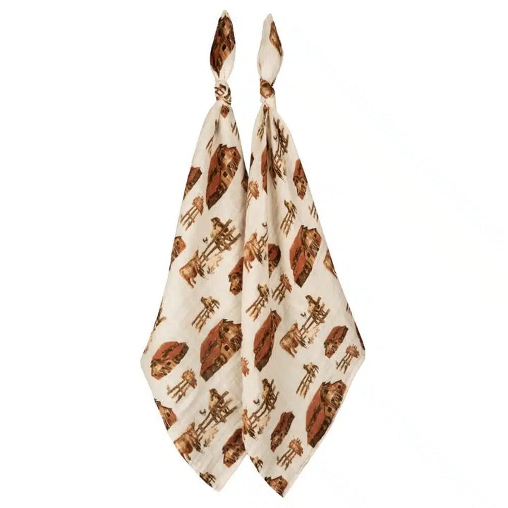 Milkbarn Burp Cloth Set Homestead