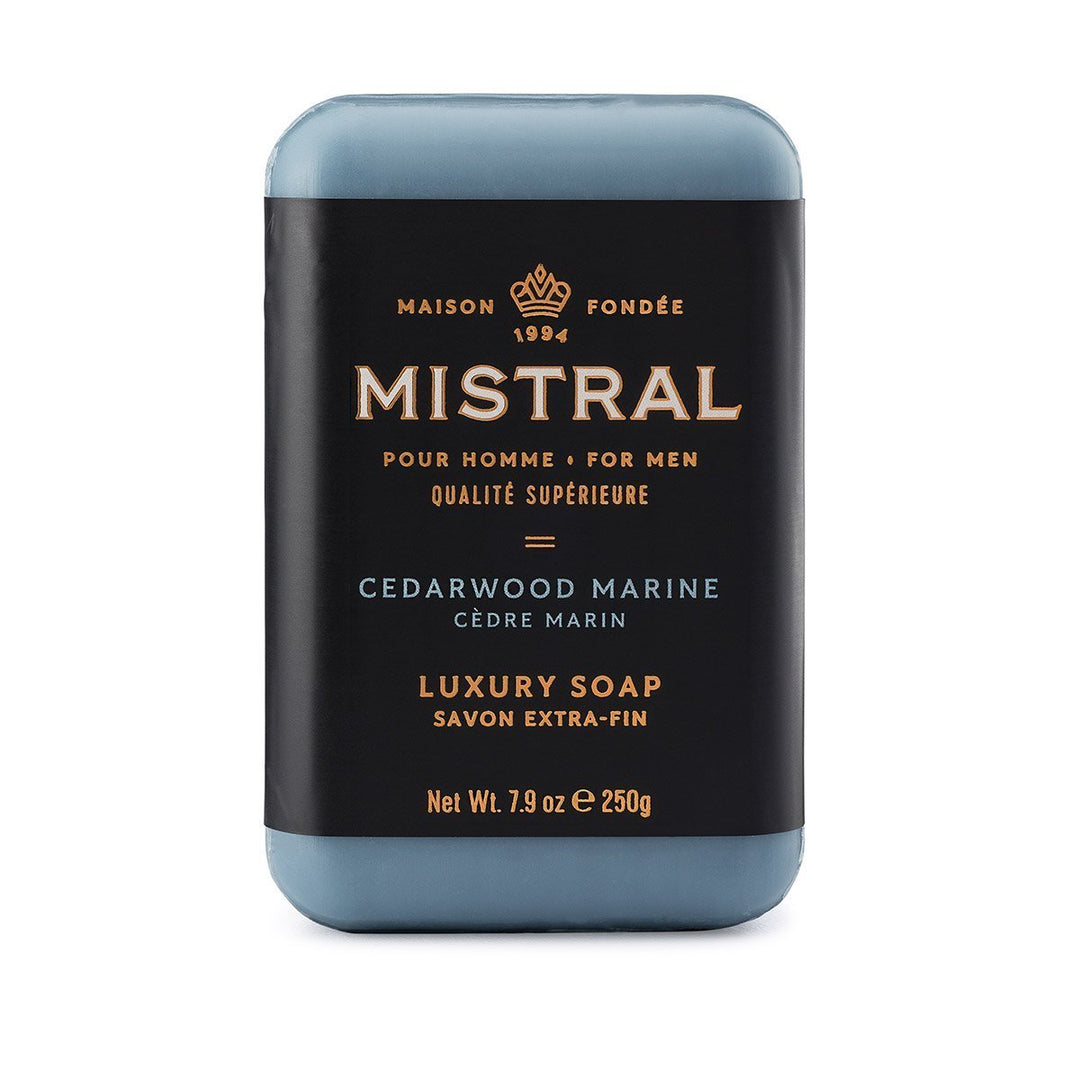 Mistral - Men's Bar Soap - Cedarwood Marine