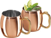 Polished Copper Moscow Mule Mug