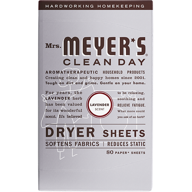 Mrs. Meyer's Clean Day - Dryer Sheets - Lavender