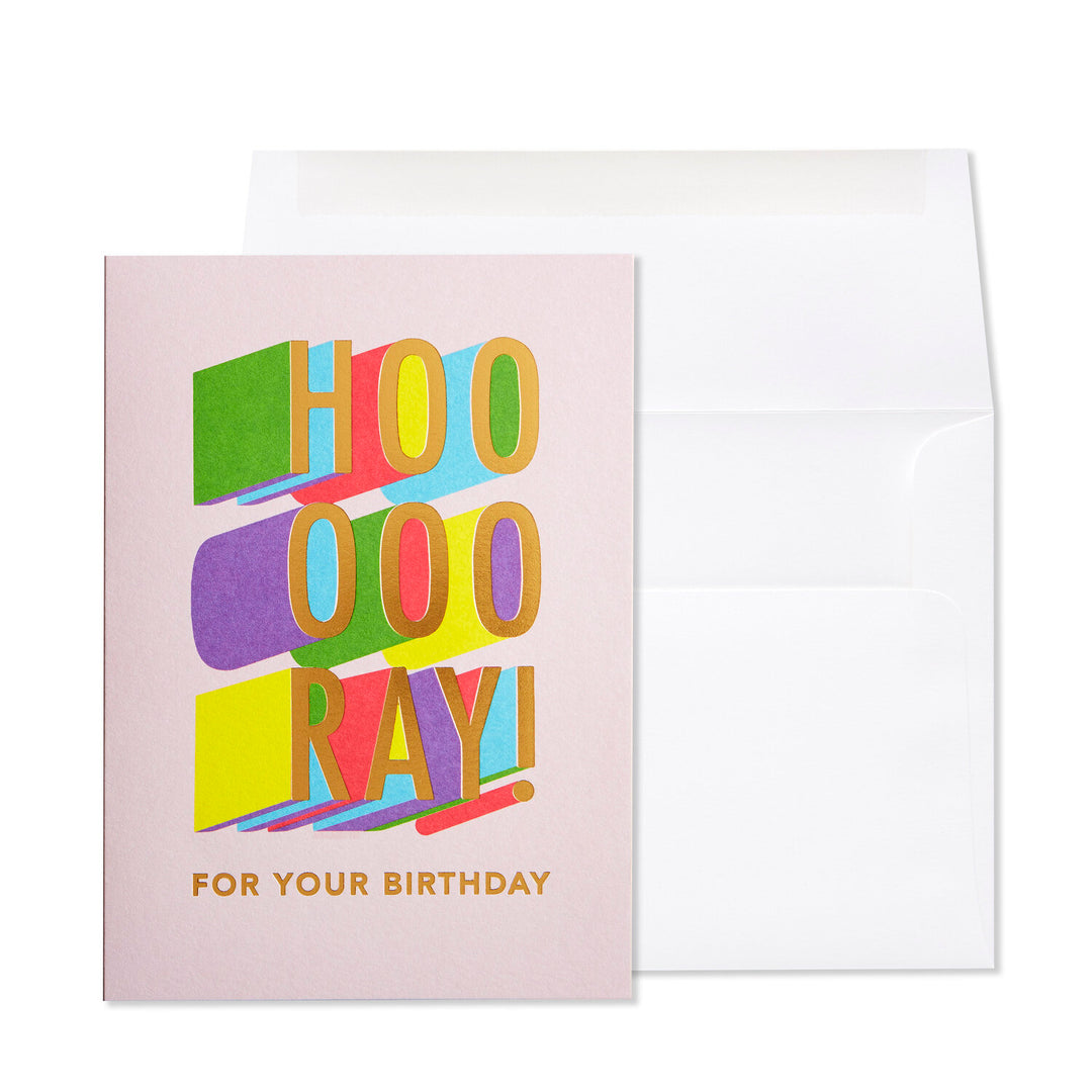 Niquea.d - Birthday Card - HOORAY Lettering