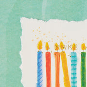 Niquea.d - Birthday Card - Row of Candles