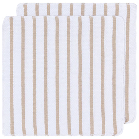 Basketweave Sandstone Dishcloths Set