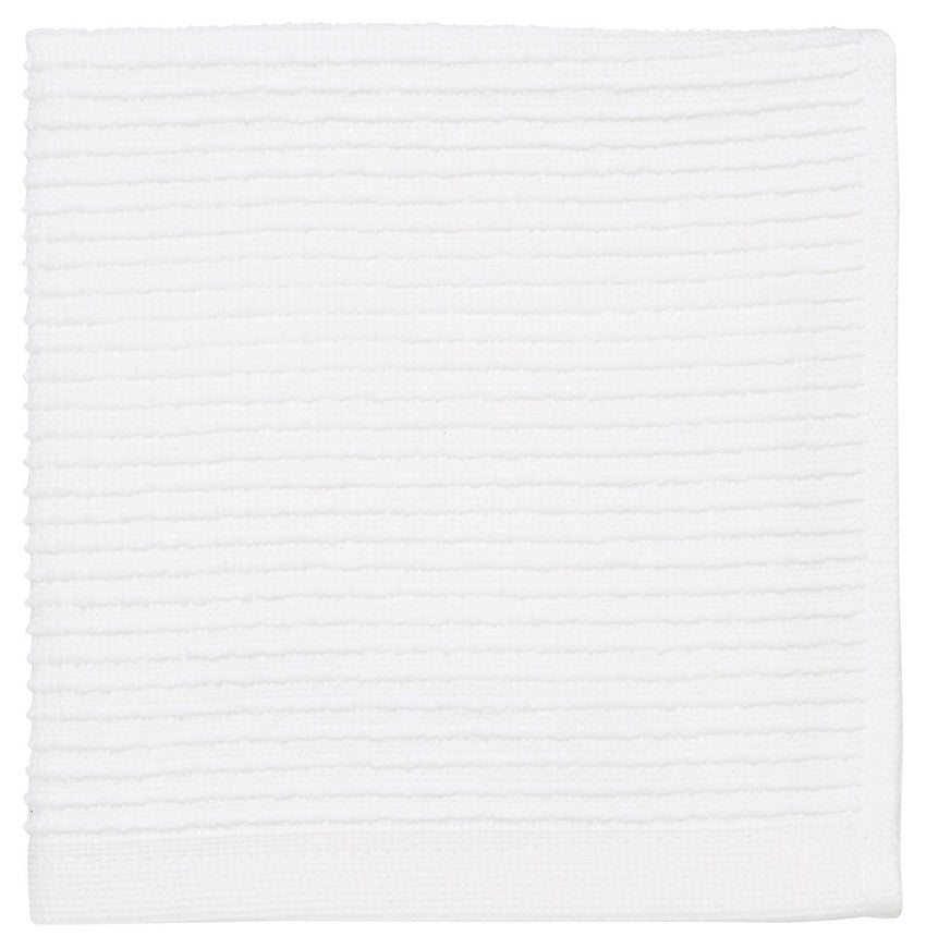 White Ripple Dishcloths Set of 2