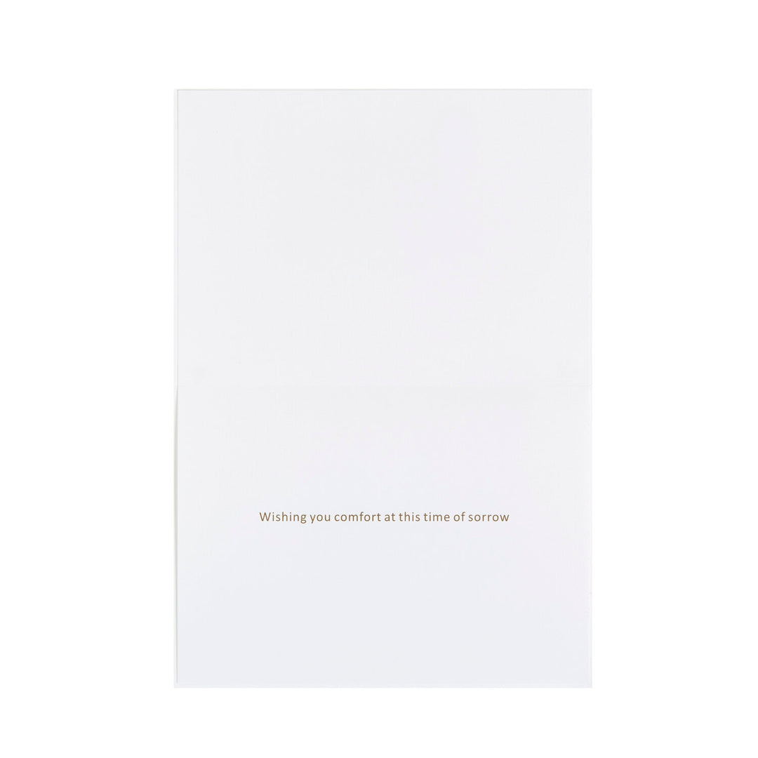 Niquea. D Sympathy Card Pink Blossom with Vase