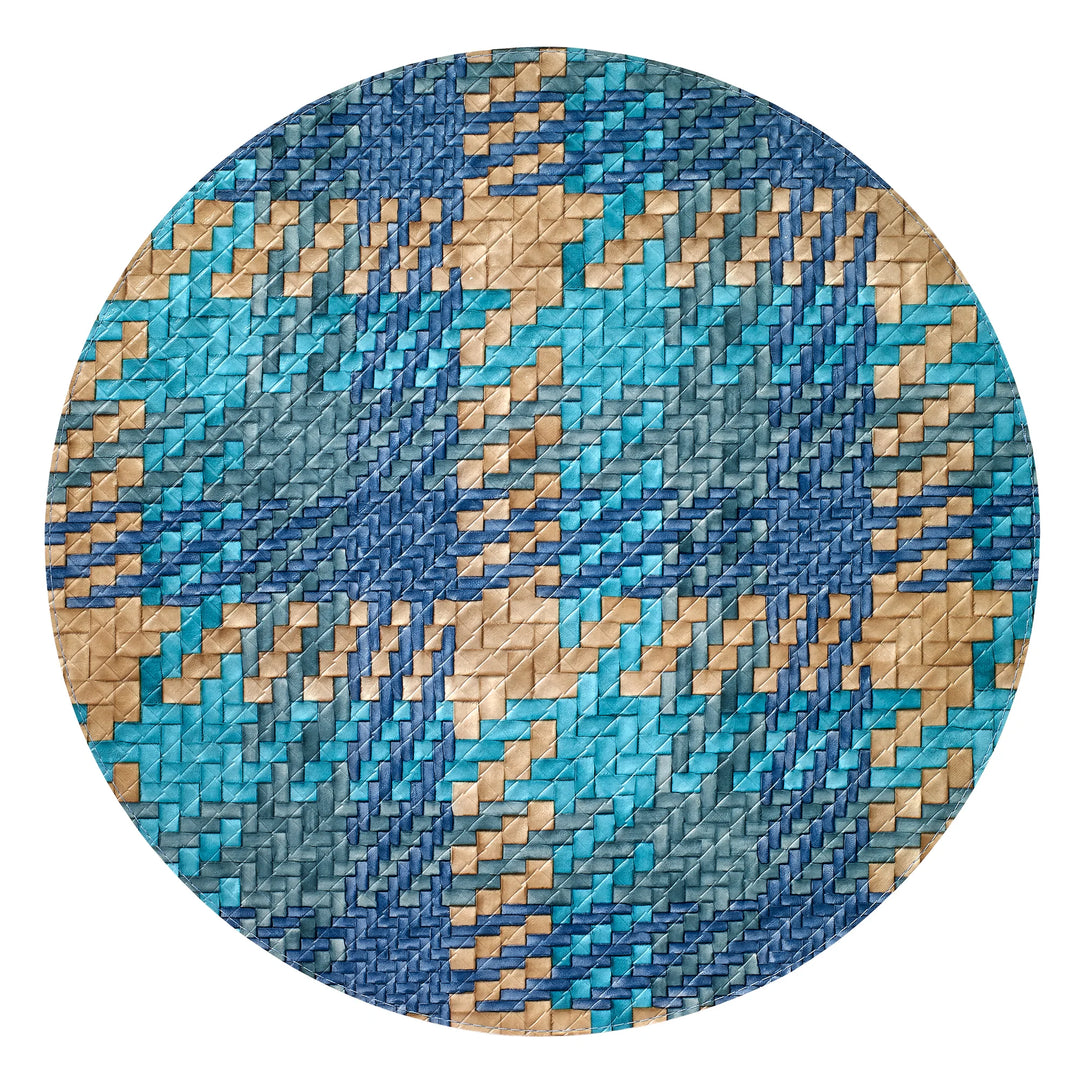 Bodrum - Nantucket Placemat - Blue Turquoise