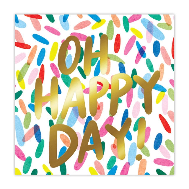 Foil Napkins - Oh Happy Day