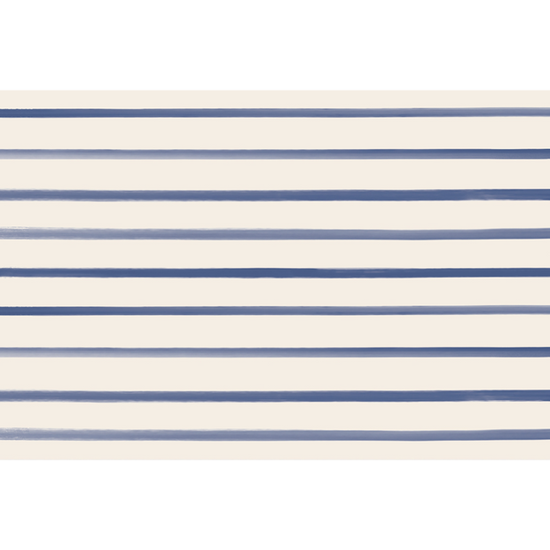 Hester & Cook - Navy Stripe Paper Placemats