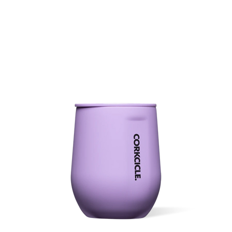 Corkcicle - Neon Lights Stemless Wine Glass - Sun Soaked Lilac