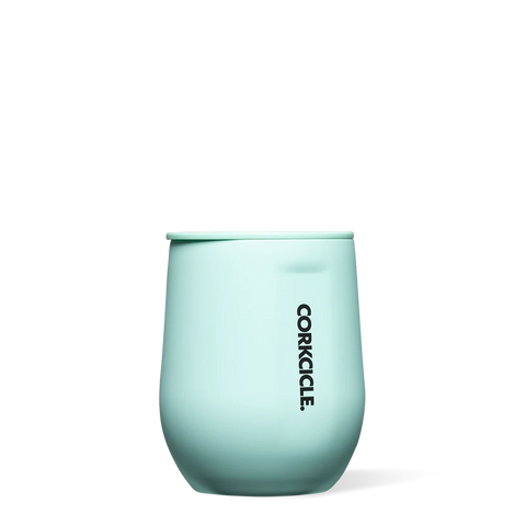 Corkcicle - Neon Lights Stemless Wine Glass - Sun Soaked Teal