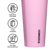 Corkcicle - Neon Lights Tumbler - Sun Soaked Pink