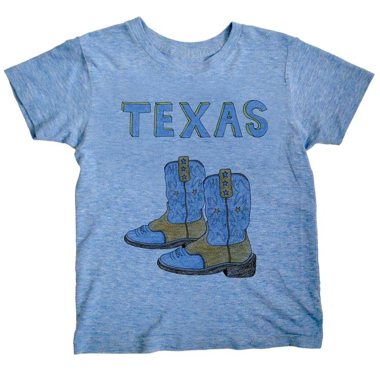 Texas Cowboy Boots Kid's T-Shirt