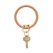 Basketweave - Leather Key Ring