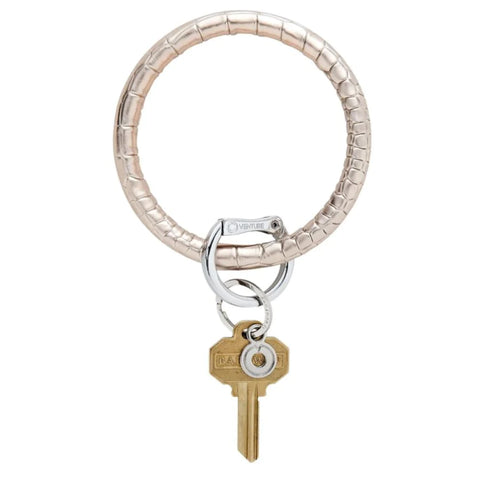 Croc Embossed – Leather Key Ring