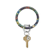Floral – Leather Key Ring