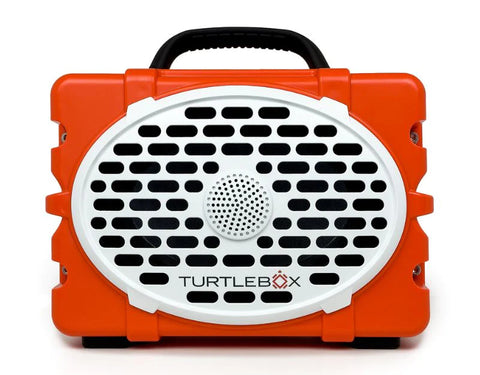 Turtlebox Audio - Gen2 Portable Speaker - Orange and White