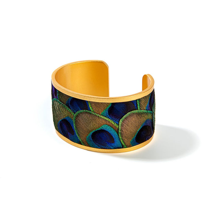 Brackish Mary Ann Feather Wide Cuff