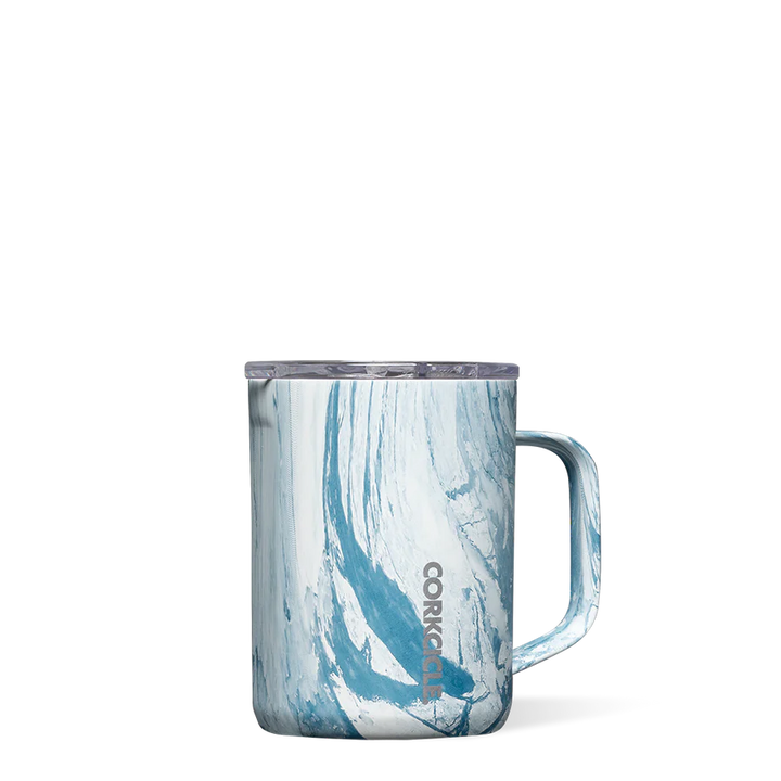 Corkcicle - Travel Coffee Mug - Blue Marble