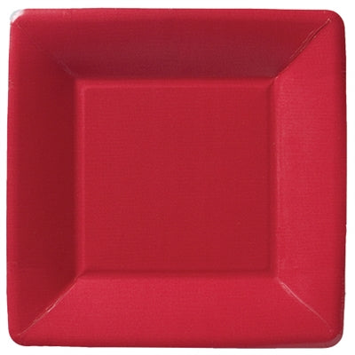 Red Classic Dessert Plate