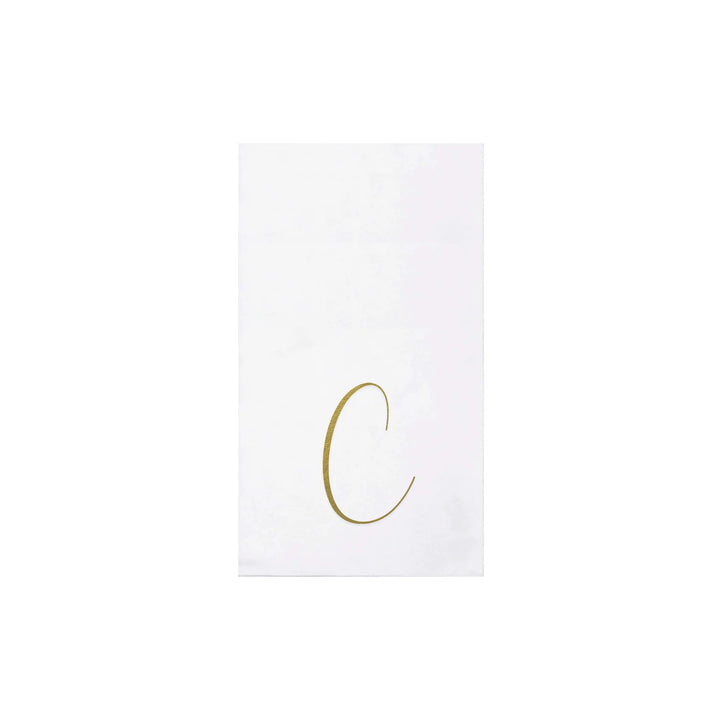 Vietri Monogram Guest Towels