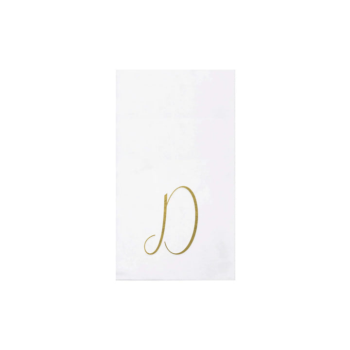 Vietri Monogram Guest Towels
