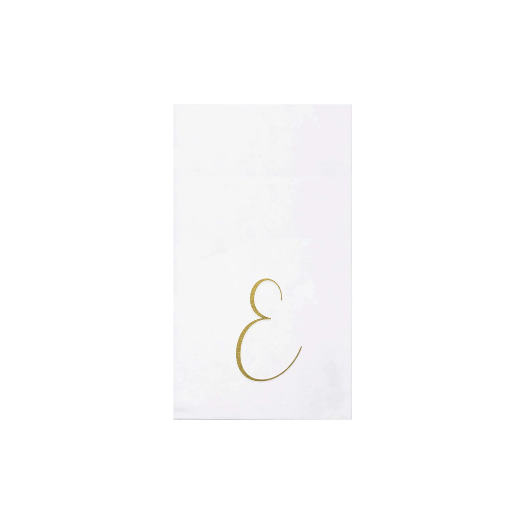 Vietri Monogram Guest Towels