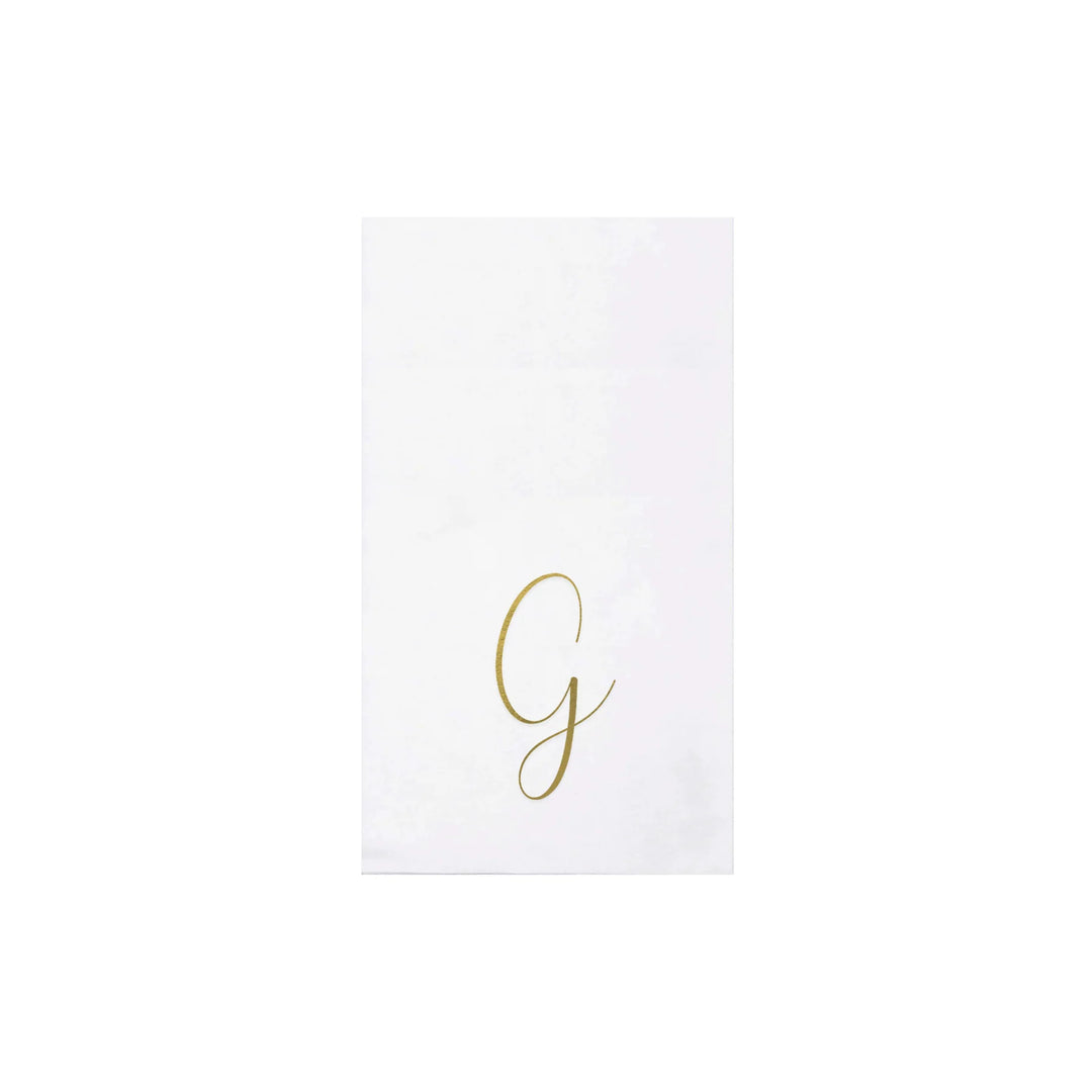 Vietri Monogram Guest Towels