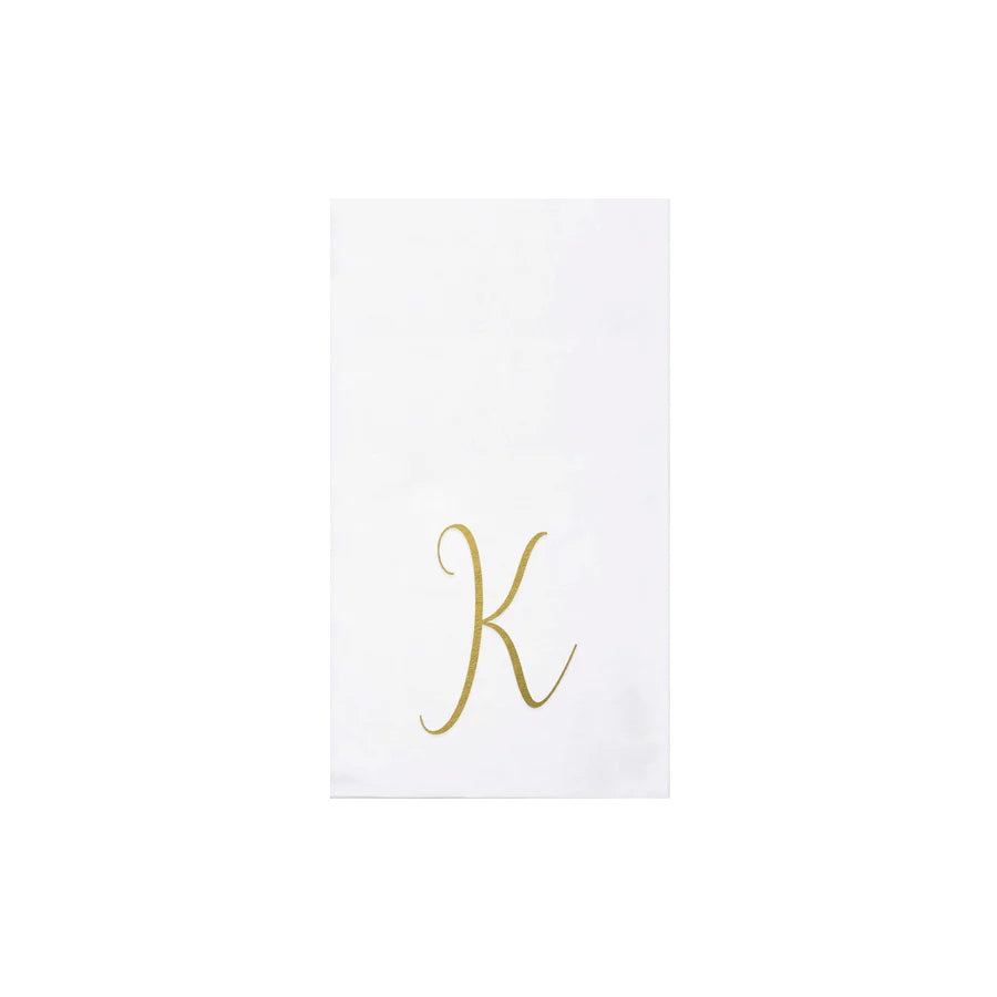 Vietri Monogram Guest Towels